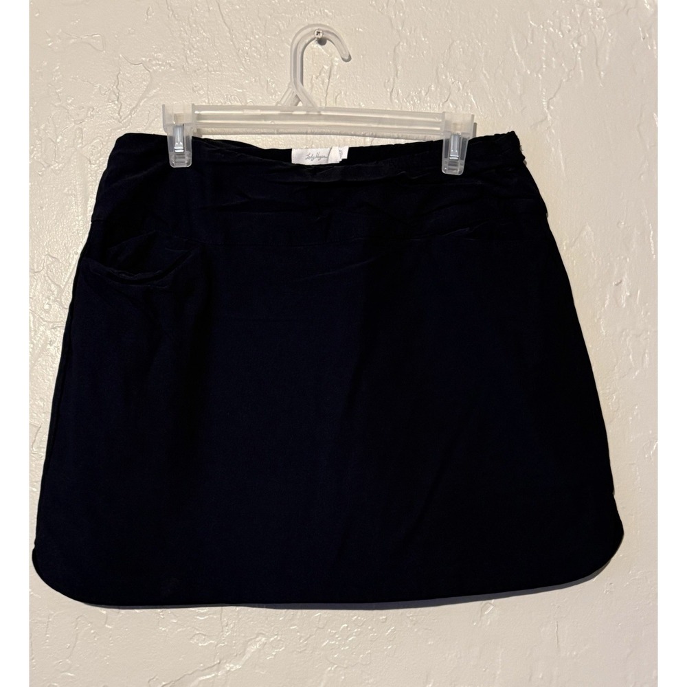 Lady Hagen Black Golf Skort Built In Shorts Size L Athletic Tennis Pickleball